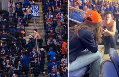 VIDEO Tip zaprosio djevojku na utakmici, ona otrčala: 'A je*iga'