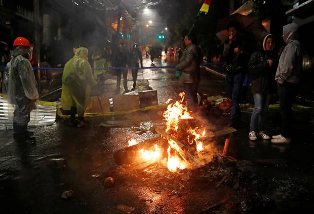 Protest against Bolivia