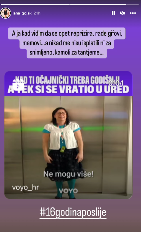 Lana Gojak Bajt iz serije 'Ne daj se Nina' tvrdi: 'Nisu me platili ni za snimljeno, kamoli za reprize'