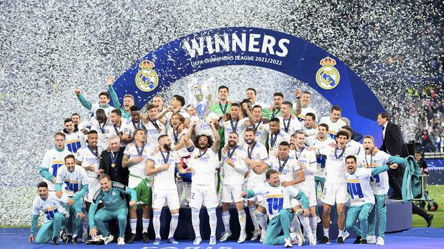 Soccer Champions League Final 2022/ Liverpool FC - Real Madrid 0:1.