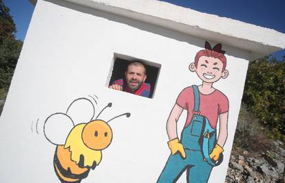 FOTO 'Oslikao sam stražarnice iz rata, da mladi nauče koliko su nam vrijedne pčele i priroda...'