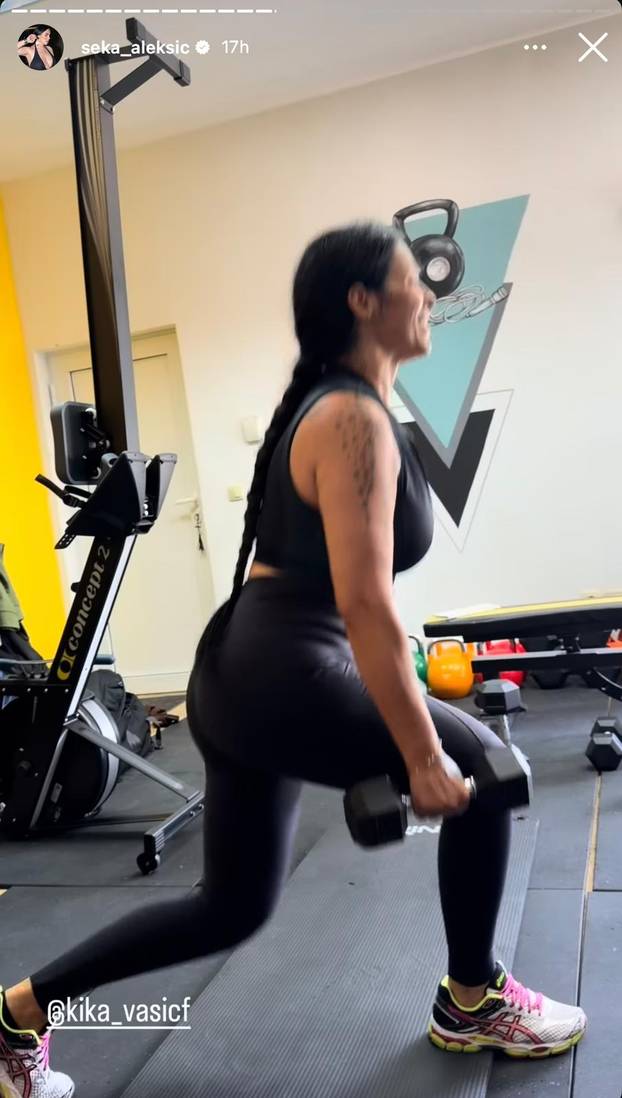 FOTO Seka Aleksić izgubila je 14 kilograma, evo kako trenira...