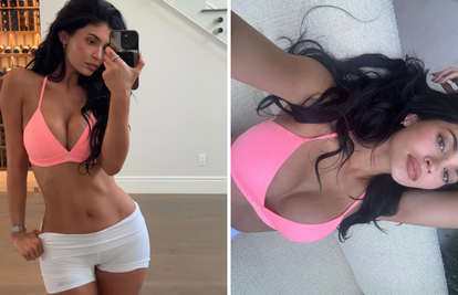 Vruće izdanje Kylie: Ružičasti grudnjak i dekolte na izvol'te!