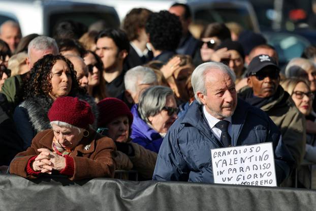 Funeral ceremony of fashion designer Valentino Garavani, in Rome