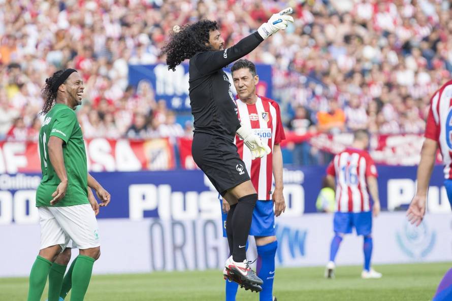 Last match of Atletico de Madrid at Vicente Calderon Stadium