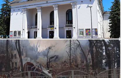 Kazalište u Mariupolju potpuno uništeno nakon raketiranja, u njemu se skrivale stotine civila