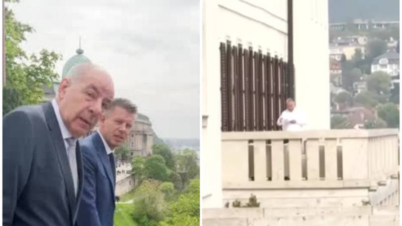 VIDEO Magyar uočio Orbana na balkonu: 'Ma, što on to čita!?'