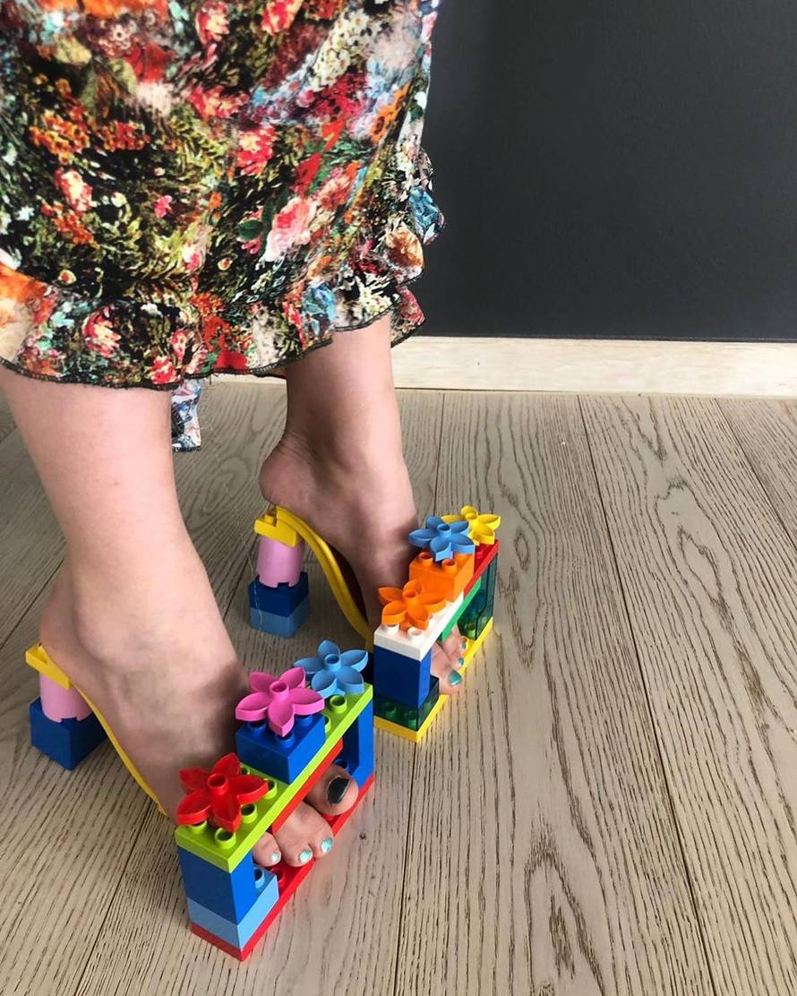 Olja Vori nosila štikle od Lego kocki: Izradio ih je njezin sin...