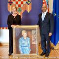 Naslikao ju je: Kolinda dobila portret od veleposlanika Indije