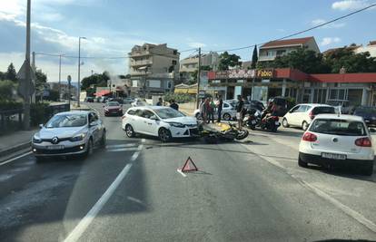 Nesreća u blizini Splita: U sudaru ozlijeđen motociklist