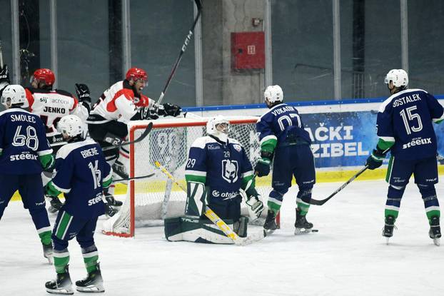 Sisak: Susret hokejaša Siska i Jesenica u Alpskoj hokejaškoj ligi