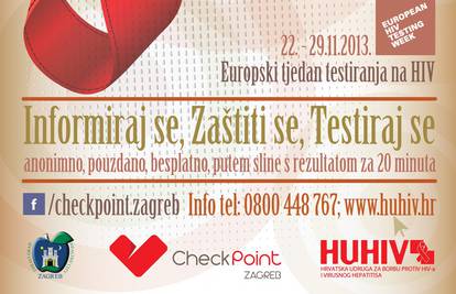 Od 22. do 29.11. - europski tjedan testiranja na HIV