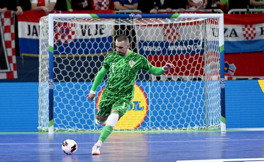 Susret Hrvatske i Španjolske u polufinalu Europskog prvenstva u futsalu