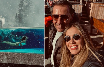 Ana Gruica objavila je video iz staklenog bazena, a u zimskoj idili uživa sa suprugom u Italiji