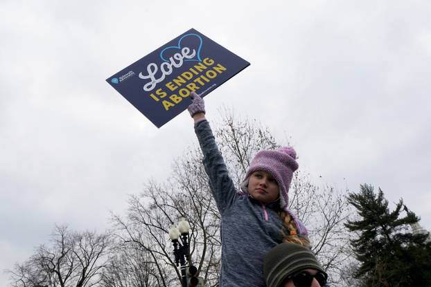 Anti-abortion demonstrators gather in Washington D.C. for the annual  "March for Life\
