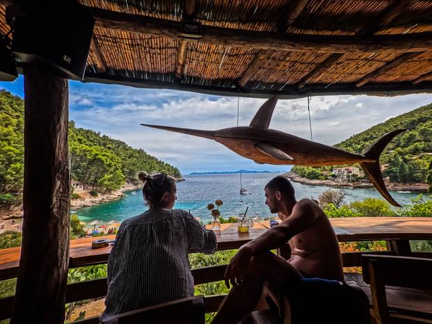 Uvala Pupnatska Luka na otoku Korčuli