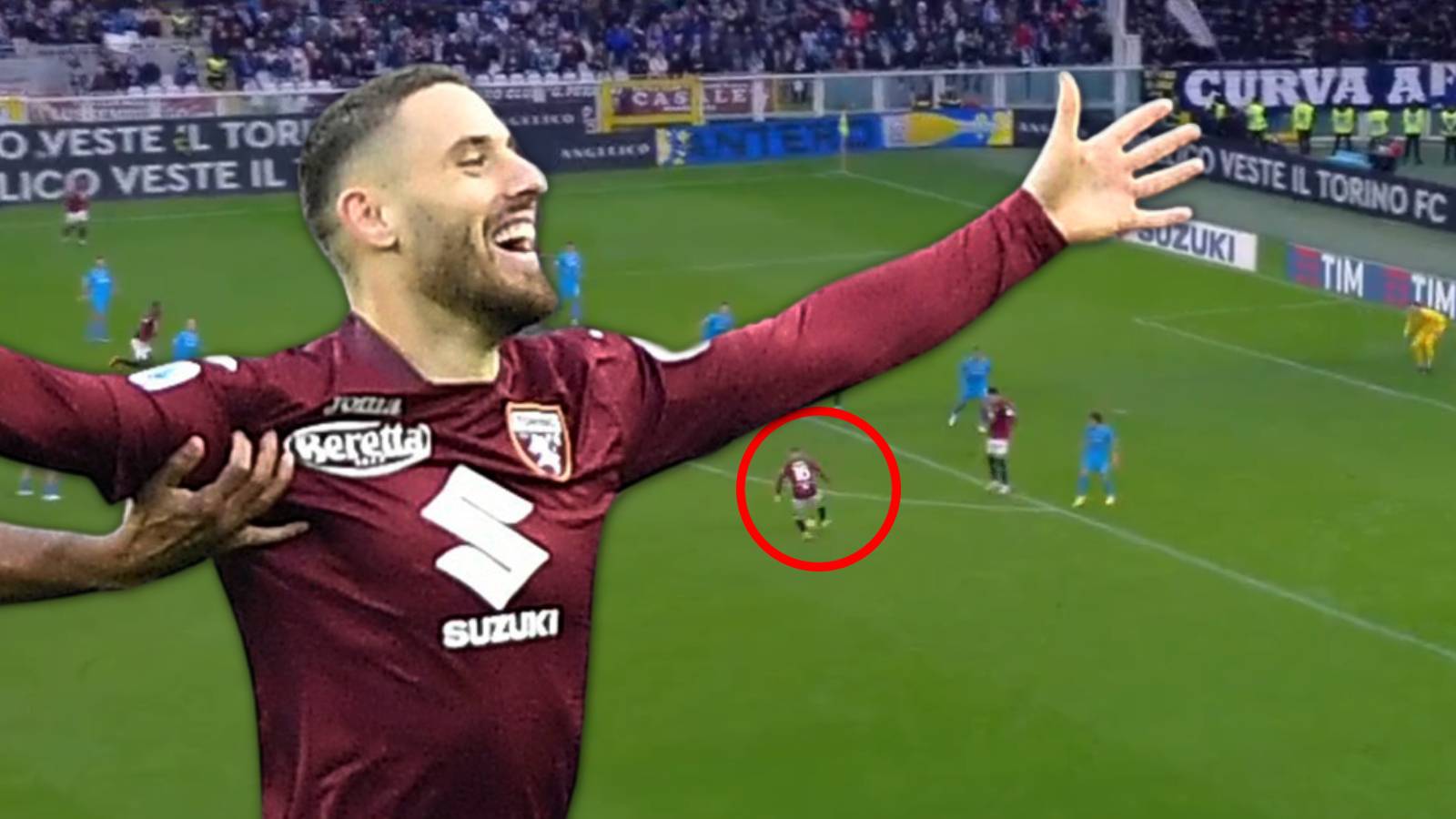 VIDEO Majstorija Vlašića protiv Napolija! Pogledajte krasan gol i emotivnu reakciju navijača