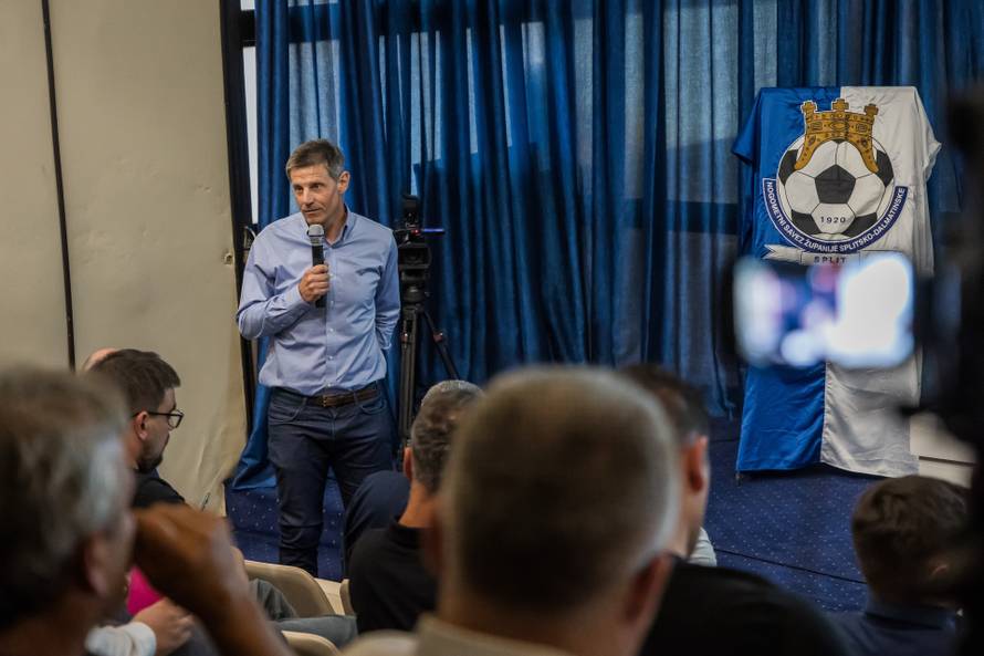 Split: Sjednica Županijskog Nogometnog Saveza na kojoj je izabran novi predsjednik Hrvoje Maleš