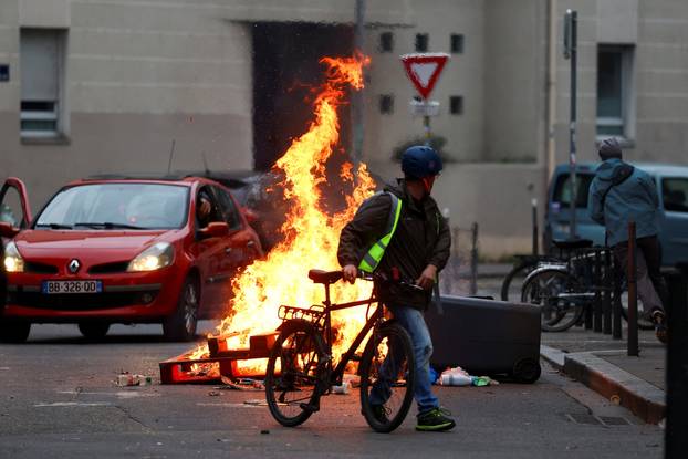 Second nationwide day of protests against the cost of living in France