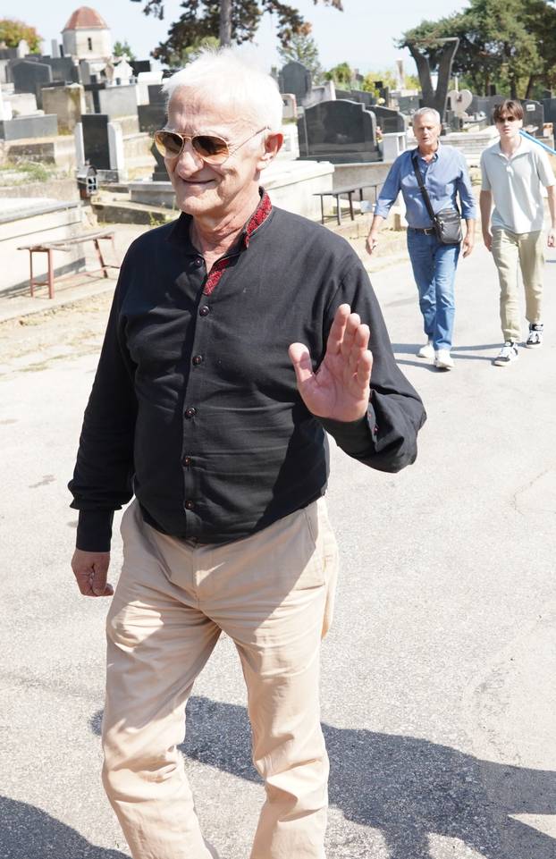 Čačak: Dragan Vasiljković zvani Kapetan Dragan na pogrebu Bore Čorbe 