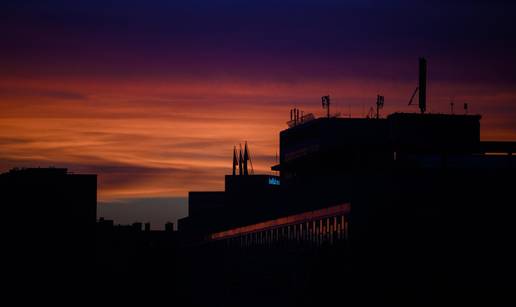 FOTO Pogledajte prekrasan zalazak sunca u Zagrebu