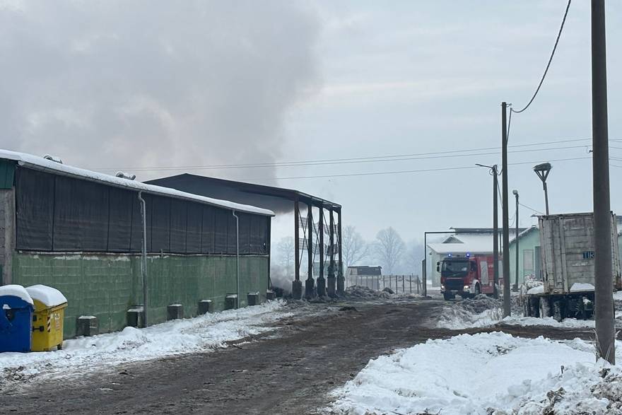 Po&zcaron;ar na OPG-u Zdravko Pankreti&cacute; u Gaju kraj Vrbovca