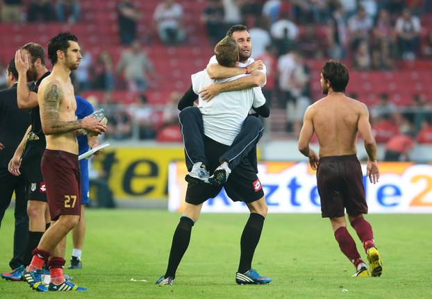 Stuttgart: Slavlje igra?a Rijeke nakon ulaska u Europsku ligu