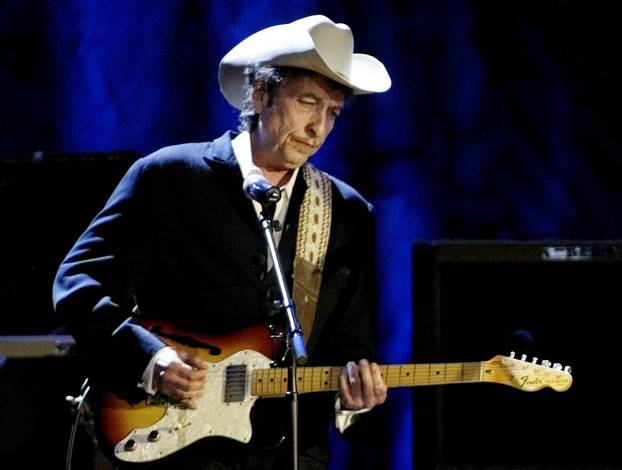 FILE PHOTO: Rock musician Bob Dylan performs at the Wiltern Theatre in Los Angeles