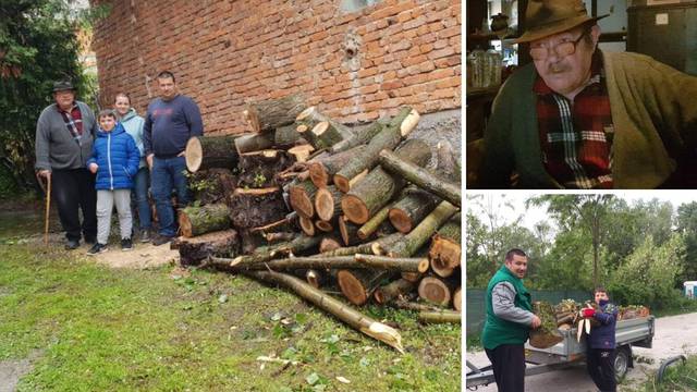 Danima se smrzavao, a oni mu donijeli drva: 'Hvala dobri ljudi'