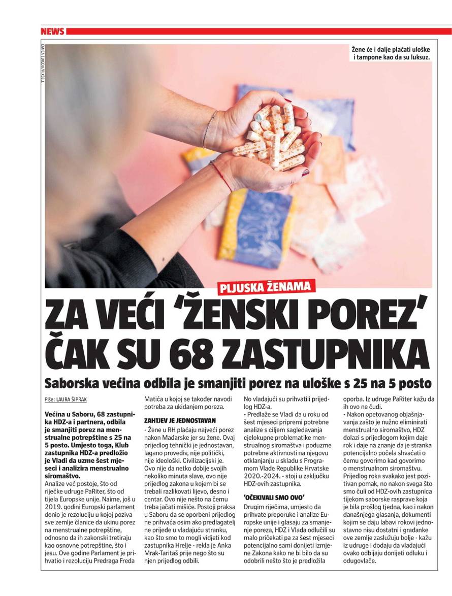 Aktivisti i zastupnica pozdravili odluku: Bravo za uloške u školama, sad smanjite porez