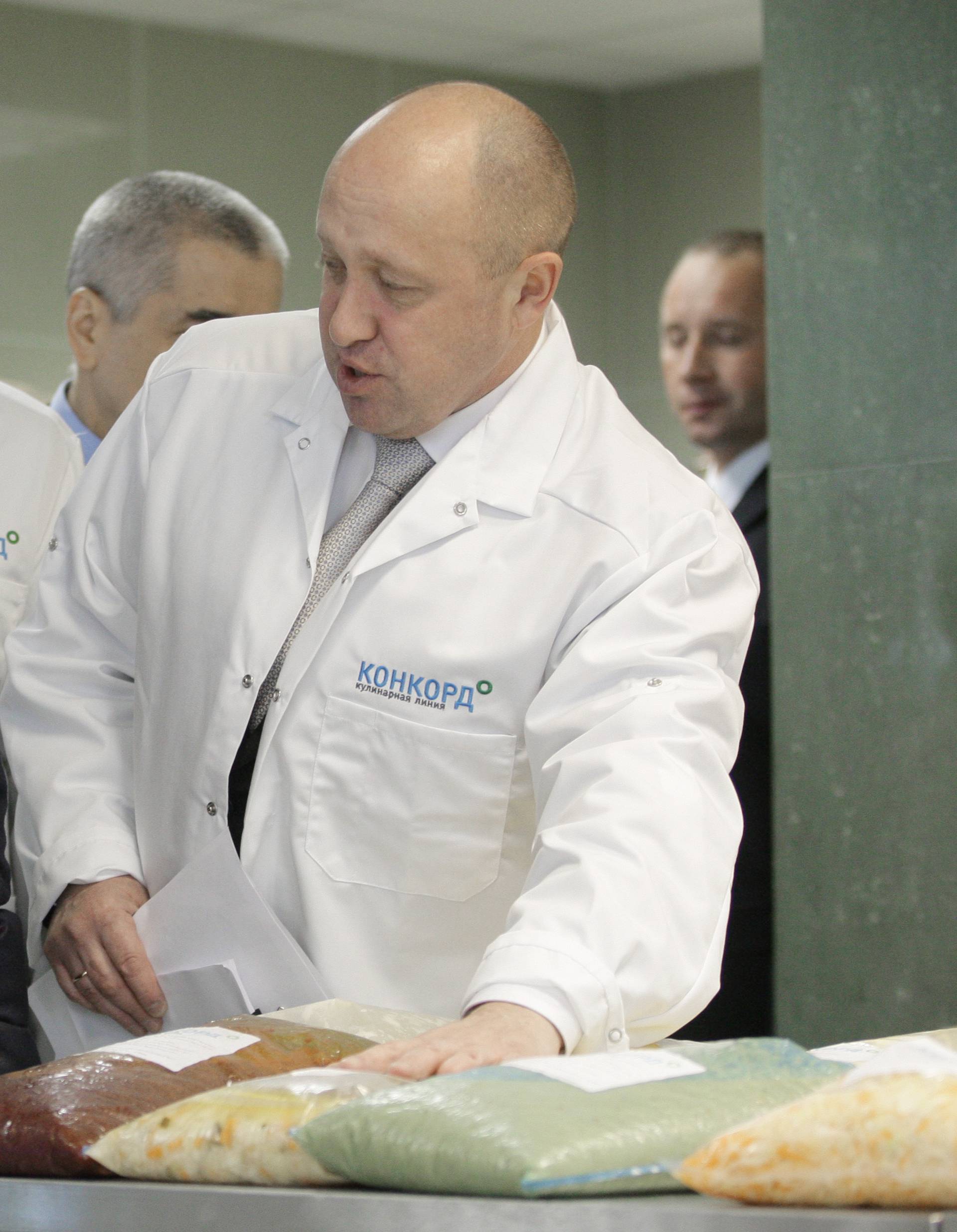 Russia's Prime Minister Vladimir Putin visits Concord food plant