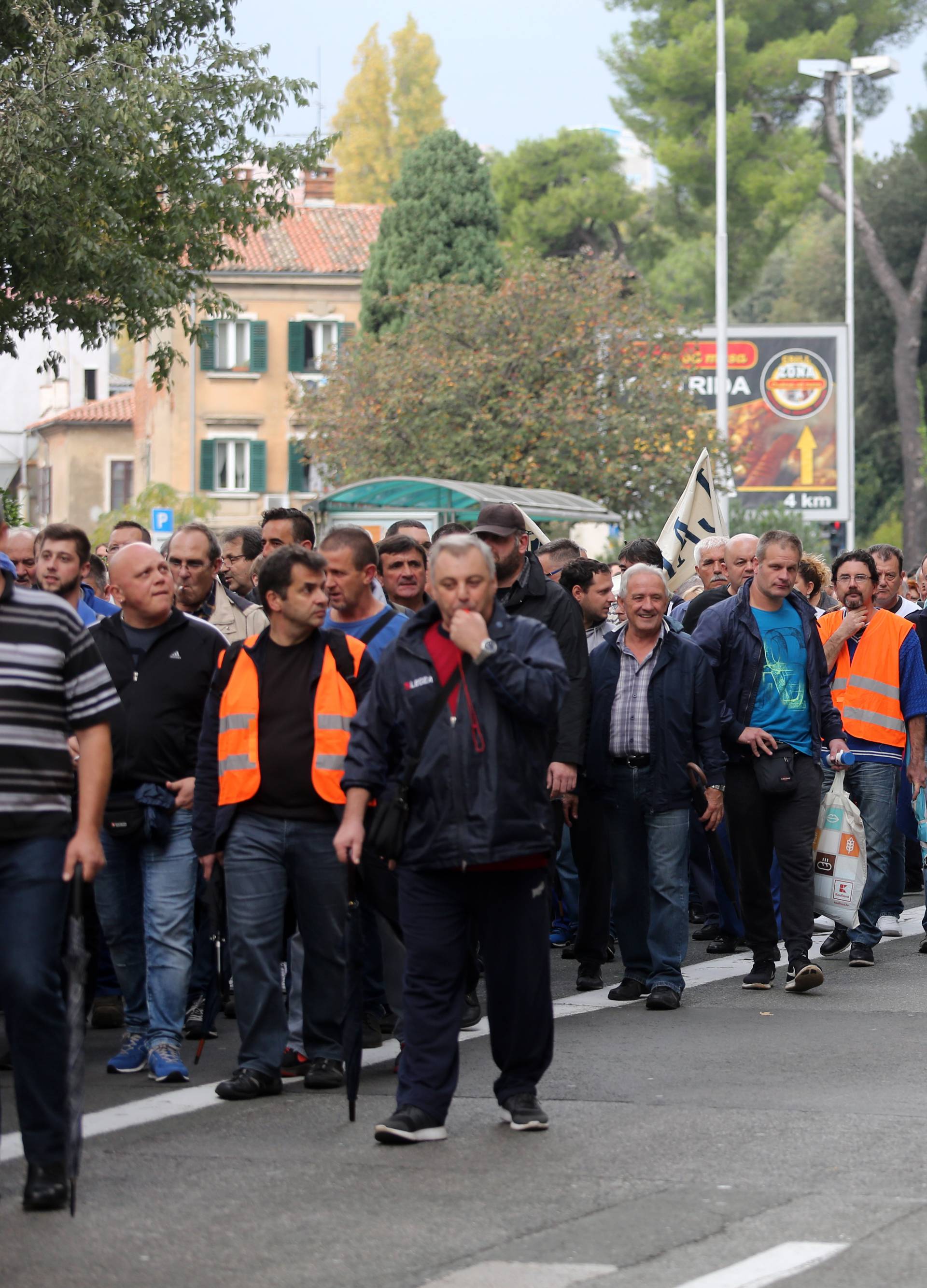 Rijeka: Veliki prosvjed za spas brodogradiliÅ¡ta 3. maj