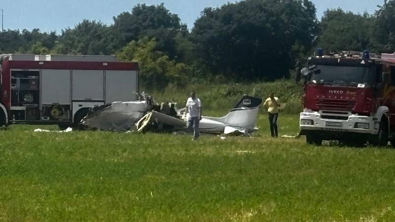 Prizori užasa kod Medulina: Ovako izgleda mjesto pada aviona, četvero ljudi poginulo