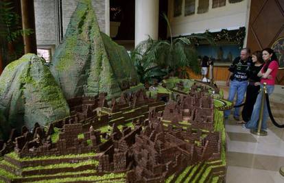 Čokoladna replika Machu Picchua oduševljava djecu