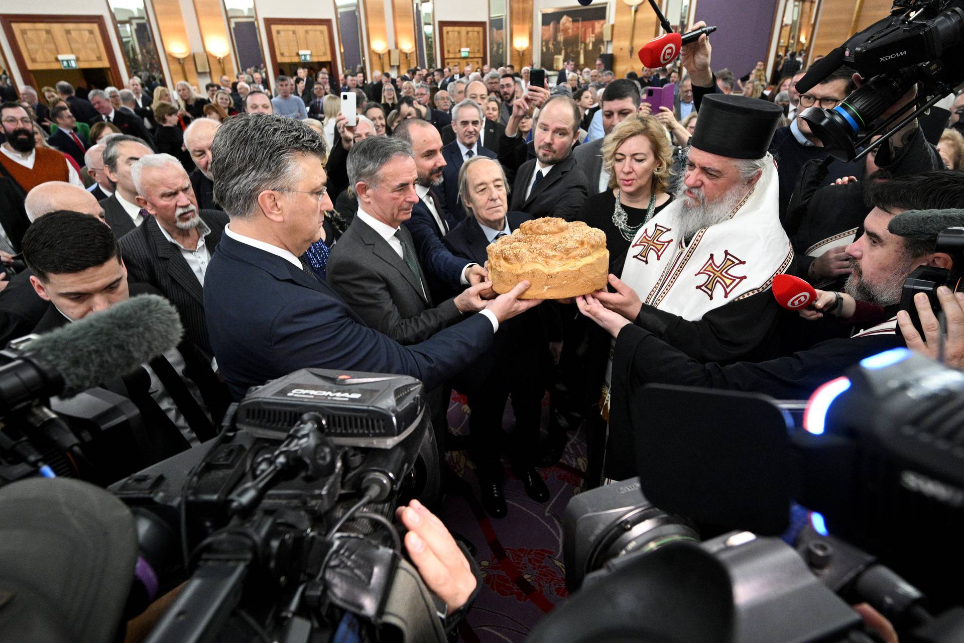 Zagreb: Božićni prijem Srpskog narodnog vijeća