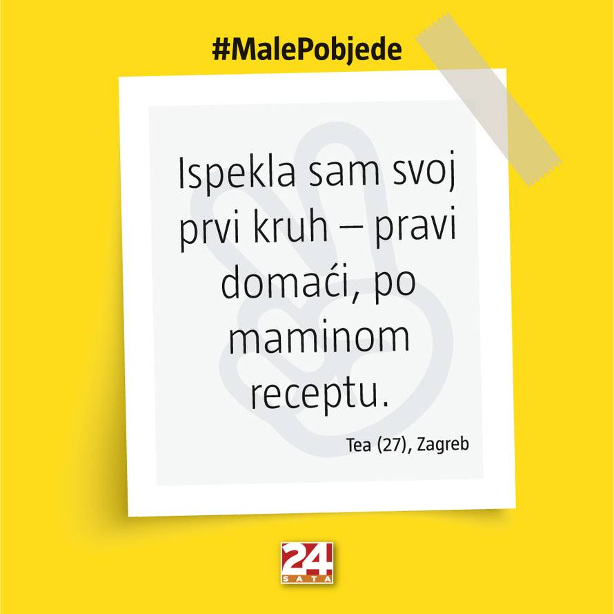 Male pobjede u izolaciji: Ostani ti doma, ali 'izađi' na 24sata!