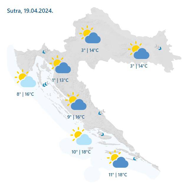 Kiša s grmljavinom, olujni udari bure podno Velebita: Evo kakvo vrijeme će biti do kraja tjedna...