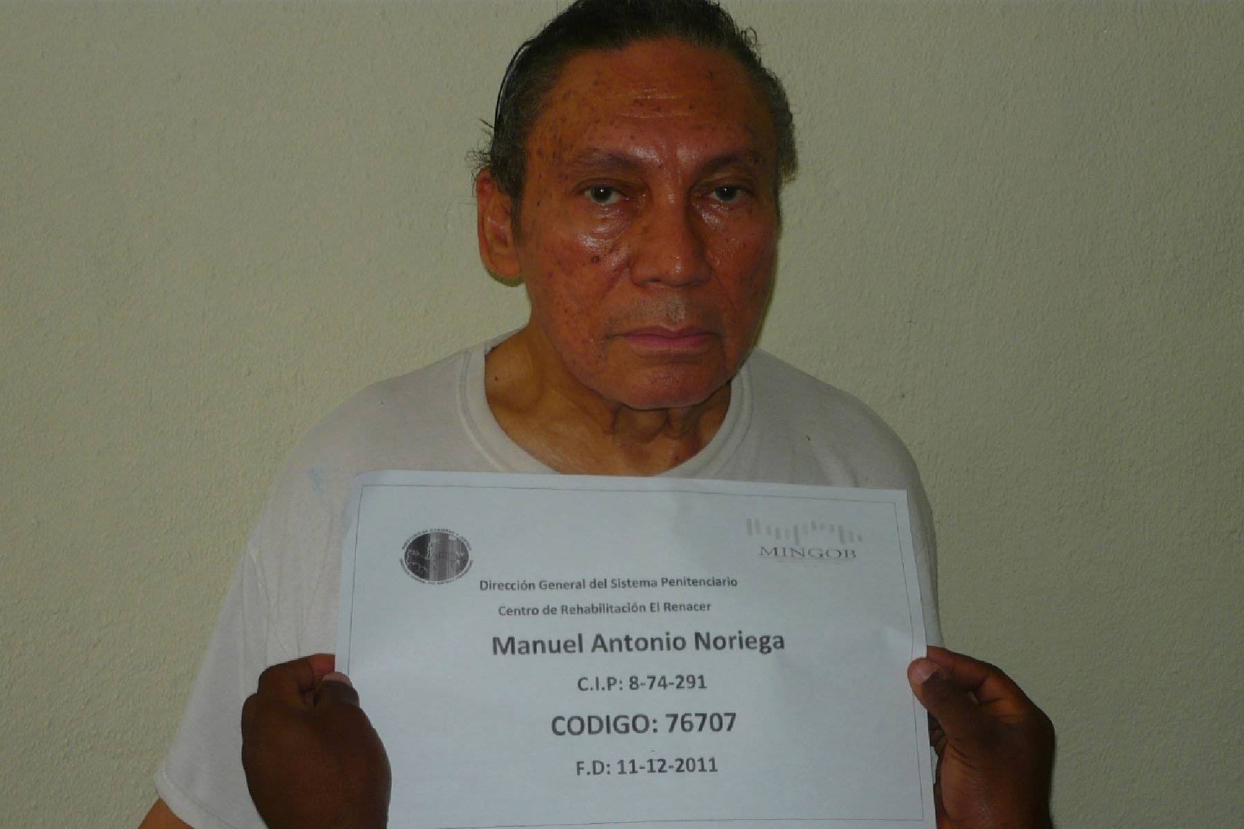 FILE PHOTO: A handout photo shows Panama's former strongman Manuel Noriega