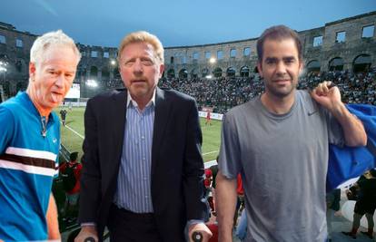 Spektakl u pulskoj Areni: Stižu nam Sampras, McEnroe, Moya