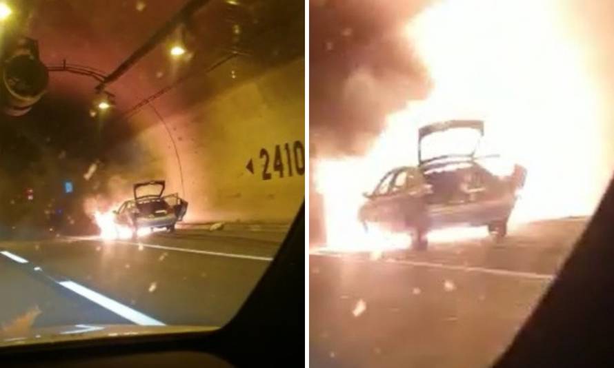 Auto eksplodirao u Sv. Roku: 'Snimili smo ga kad je grunuo'