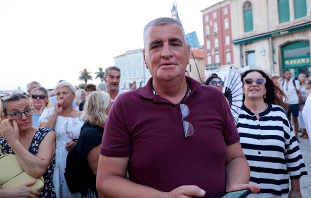 Split: Građani ponovno prosvjeduju protiv broda Moby Drea