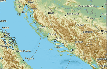 Italiju pogodio snažan potres od 4,3  Richtera. Podrhtavanje su osjetili u Istri, ali i kod Splita