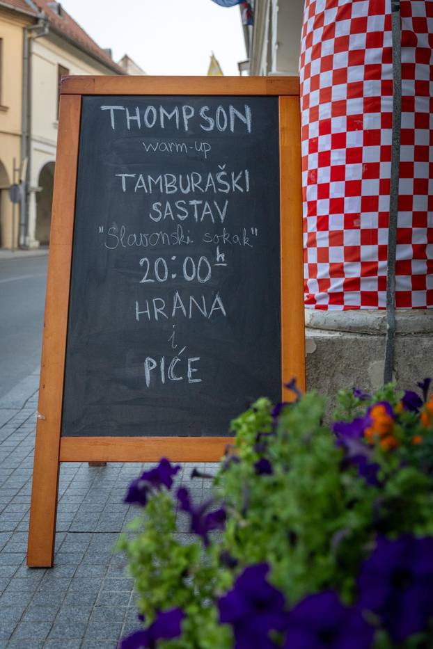 Atmosfera u Vukovaru uoči koncerta Marka Perkovića Thompsona