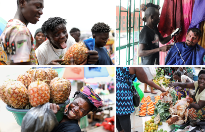 Dan na živopisnoj zambijskoj tržnici: Od egzotičnog voća do gusjenica, nude i Gucci za siću