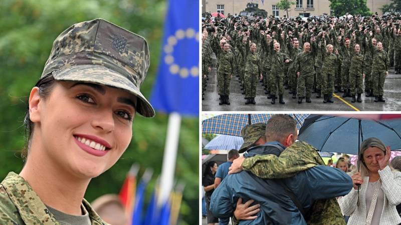 FOTO Suze i zagrljaji u Požegi: 900 novih ročnika položilo prisegu, među njima i 53 žene