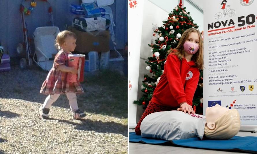 Iva je s 18 mjeseci nosila pomoć za Gunju, sad slaže pakete za obitelji pogođene potresom