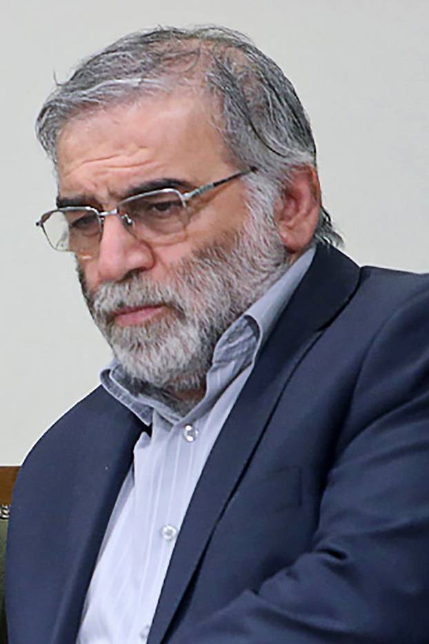 Prominent Iranian scientist Mohsen Fakhrizadeh is seen in Iran