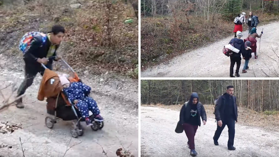 Tužno: Migranti s bebom preko Plješevice idu prema Hrvatskoj