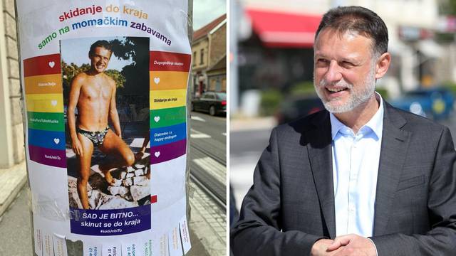 Jandroković u kupaćima sad je i na posterima po Zagrebu: Pod fotku su stavili i HDZ-ov telefon