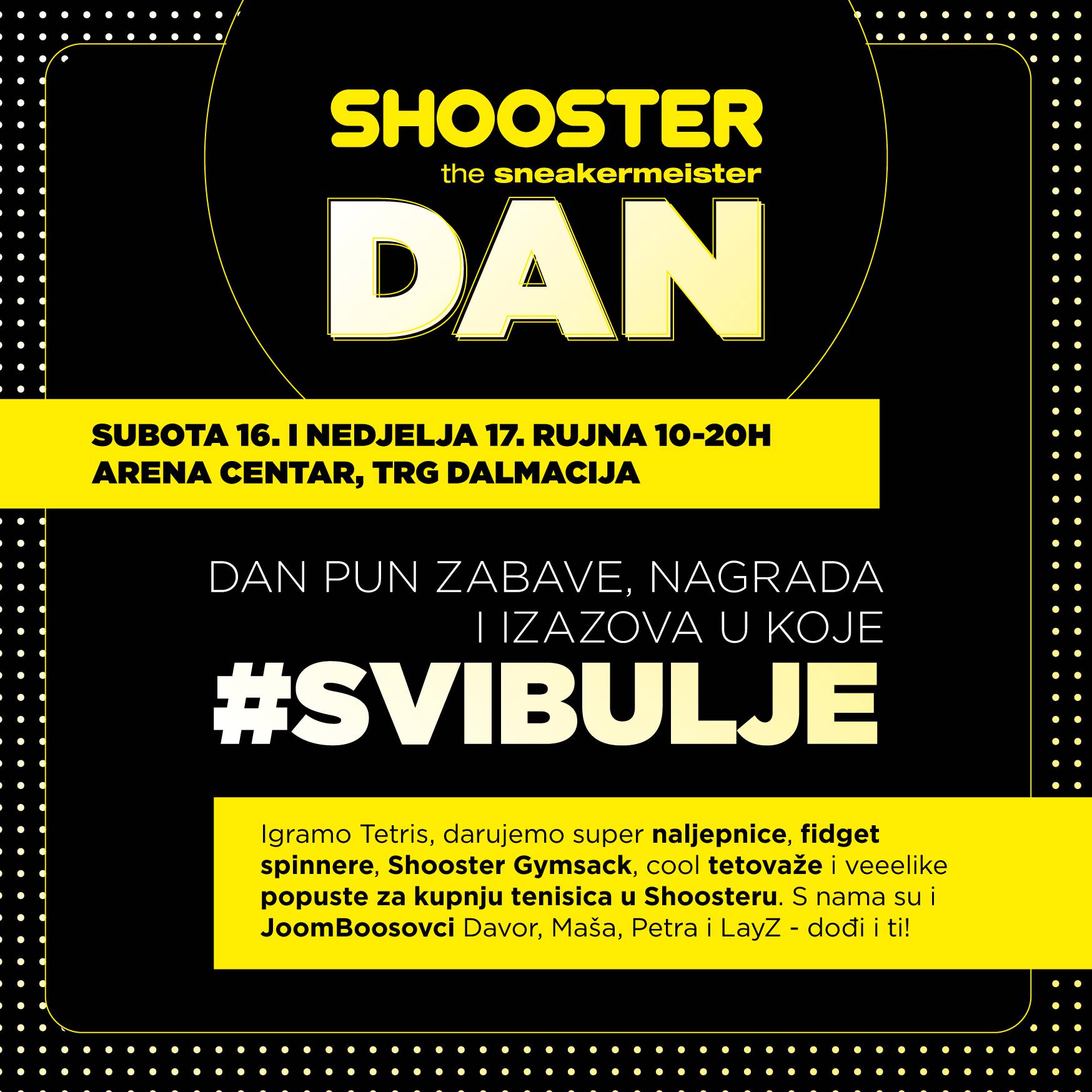 Shooster dan u subotu16.09. i nedjelju 17.09. cijeli dan